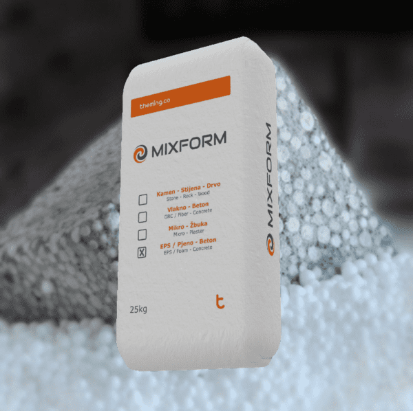 Mixform EPS/Pjeno - Beton – pakiranje vreća 25 kg